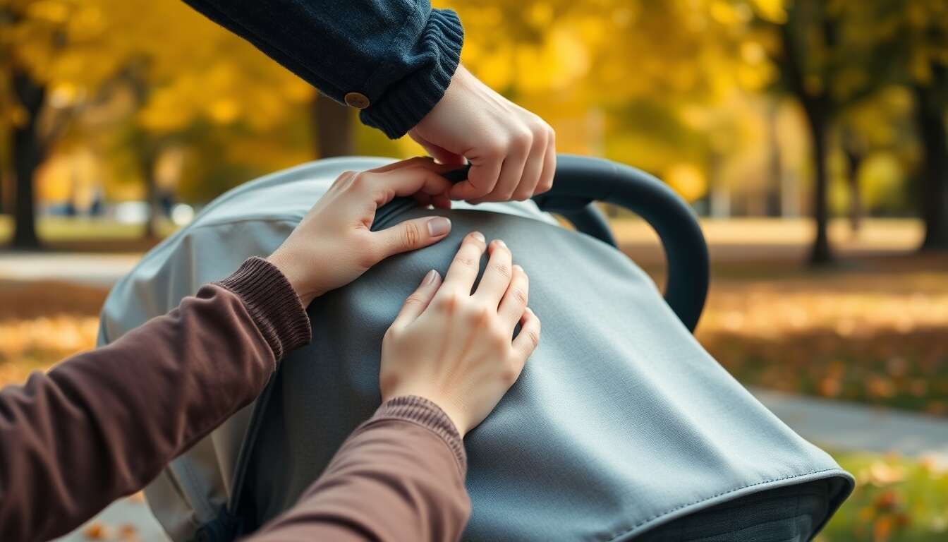 Guide d'installation du cosy sur la poussette : étapes et conseils